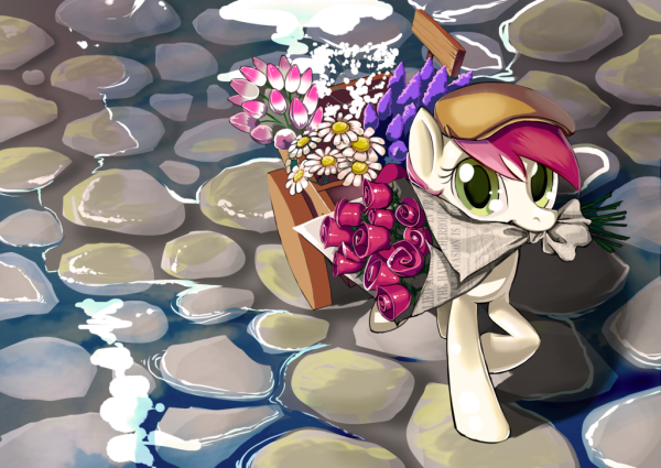 Пони с цветочками