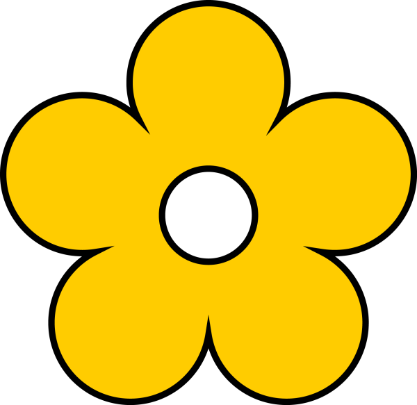 Цветочки мультяшные