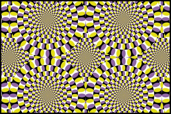 Оптическая иллюзия Акиоши Китаока