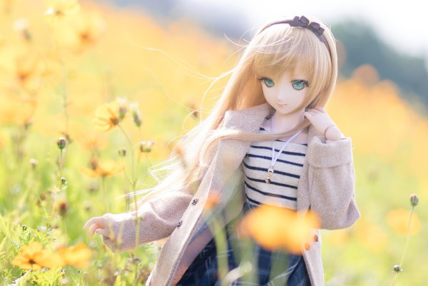 Красивая кукла красивый фон