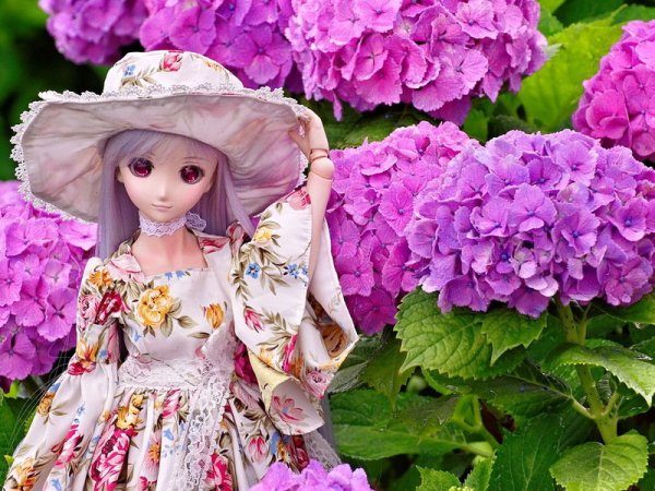 Кукла цветок