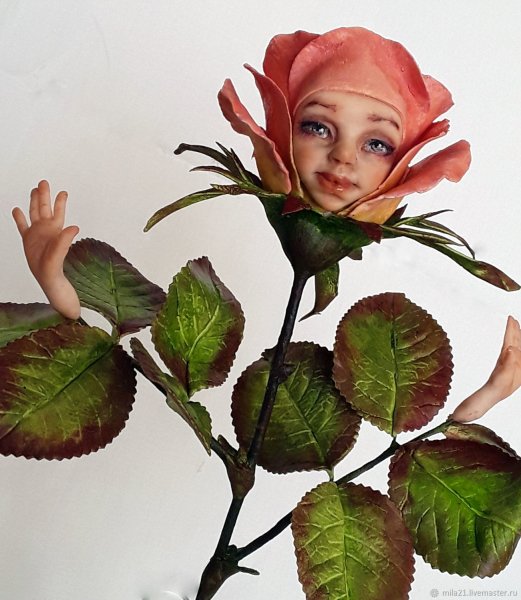 Куклы из цветов