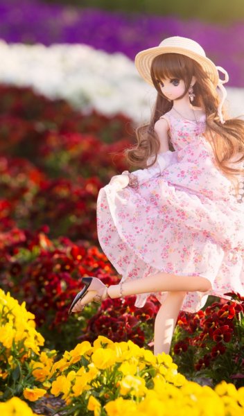 Кукла цветочек