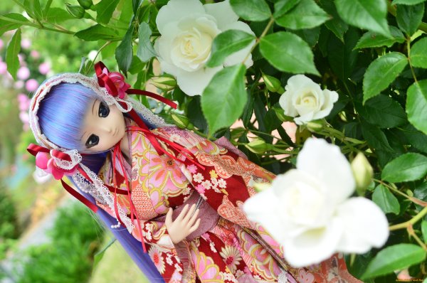 Кукла цветок