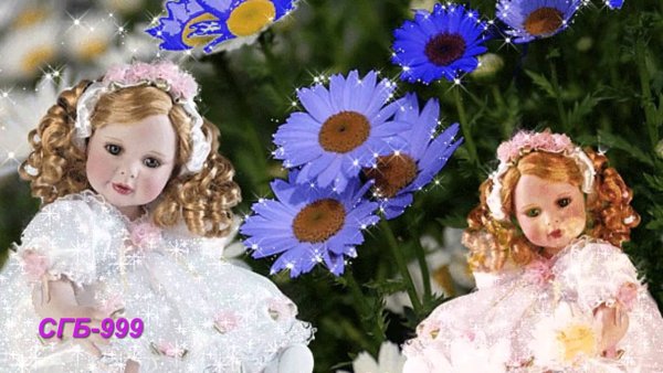 Куклы с цветами