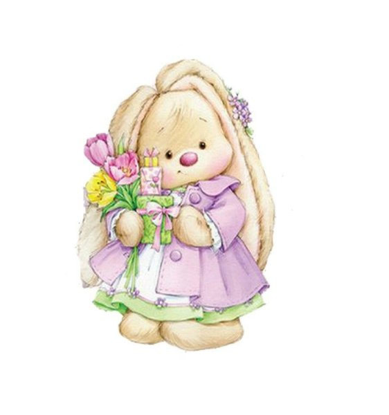 Зайки для скрапбукинга