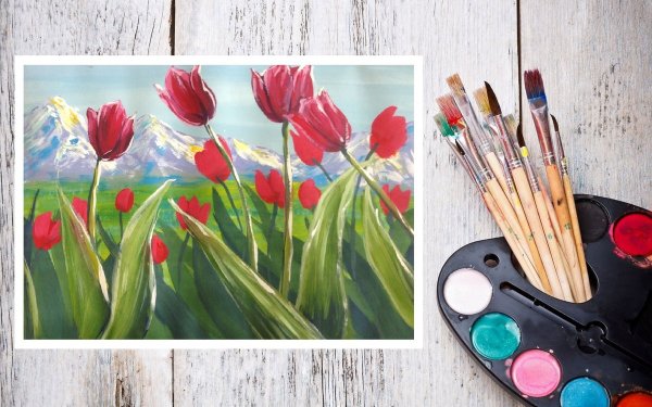 Мастер классы по рисованию гуашью