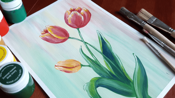 Уроки рисования гуашью