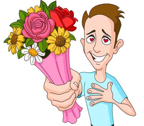 Мальчик с тюльпанами