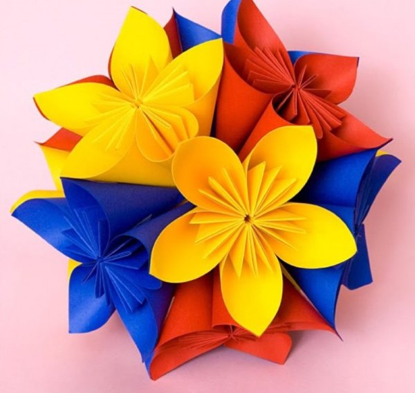 Цветок Kusudama