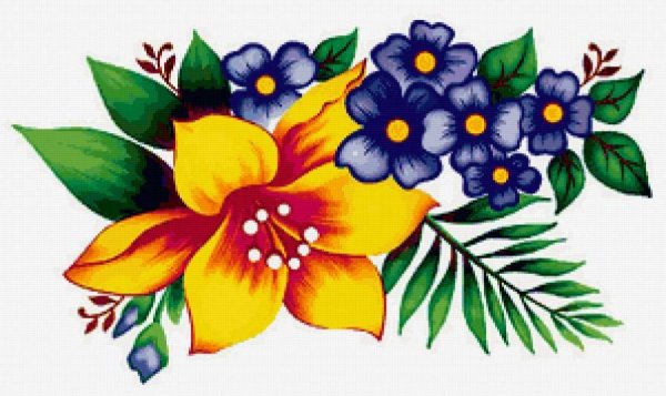 Цветы для срисовки