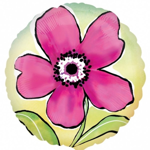 Цветы для детей в кружочках