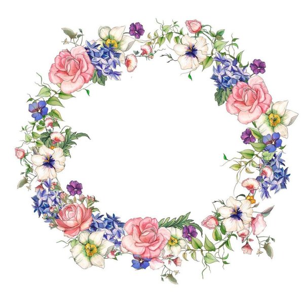 Цветы венок
