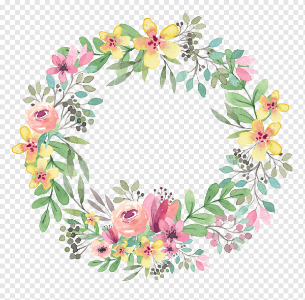 Цветочный венок для логотипа