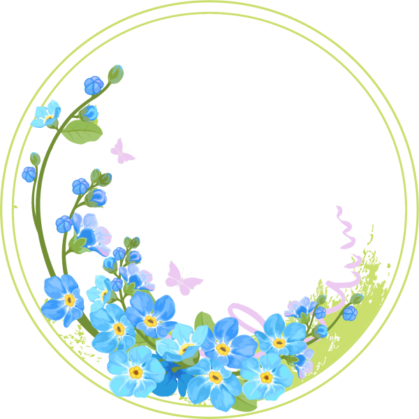 Декоративная композиция в круге