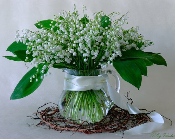 Ландыши в корзинке