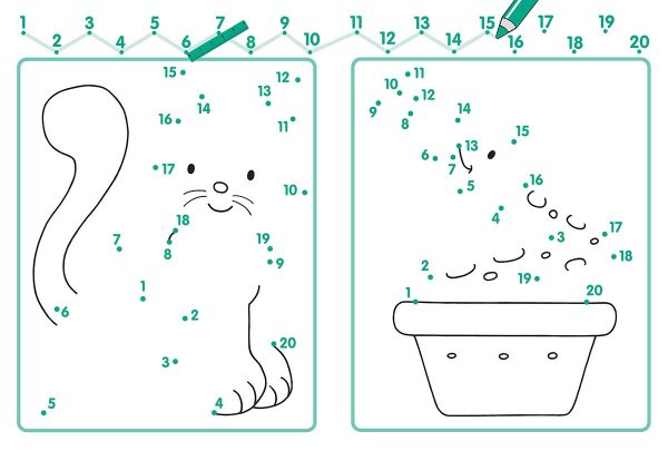 Рисование цветов по точкам