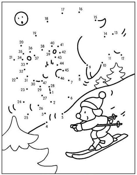 Рисование цветов по точкам