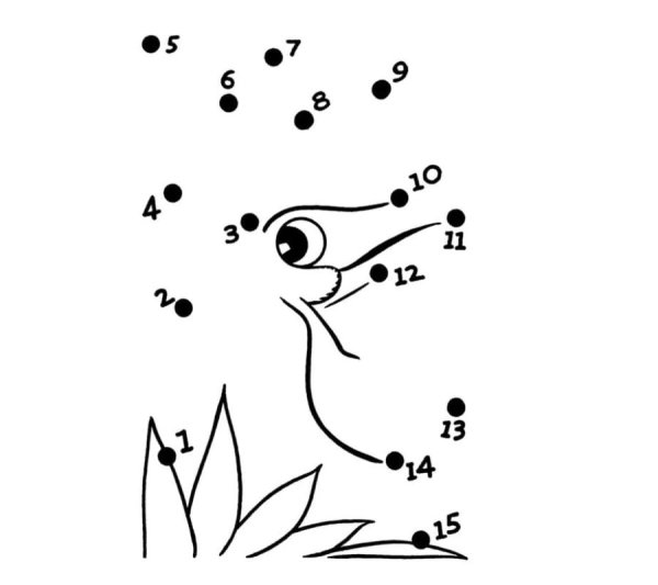 Соединить рисунок по цифрам