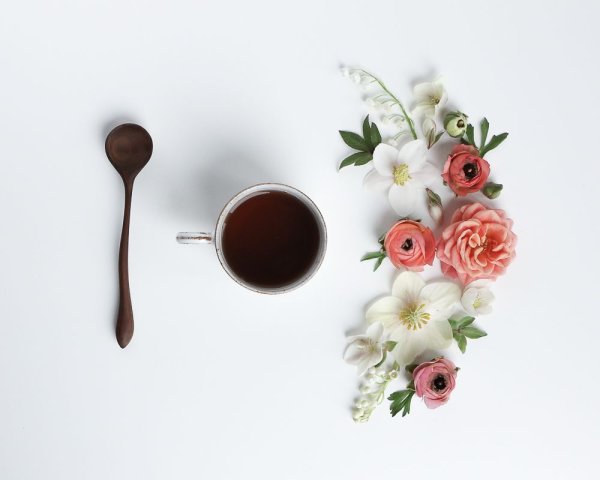 Кофе цветы Минимализм