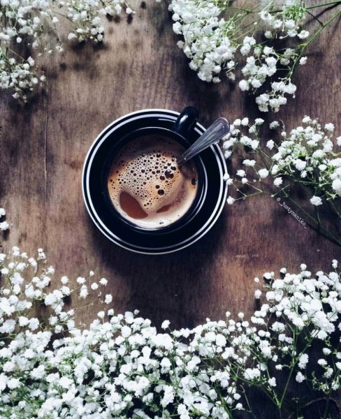 Кофе Весна цветы