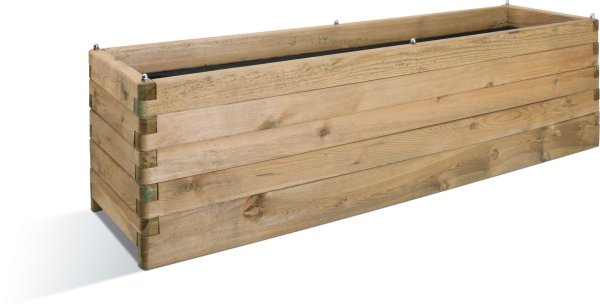 Длинный деревянный ящик