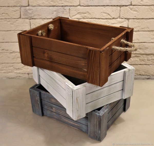 Деревянный ящик