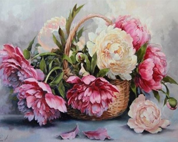 Картины Головиной Натальи пионы