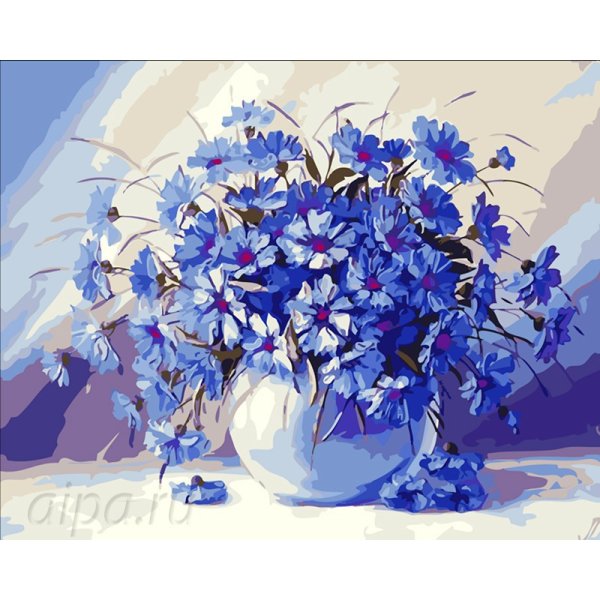 Букет в холодных тонах