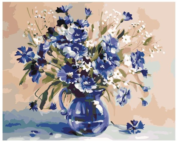 Картина букет цветов холст для рисования