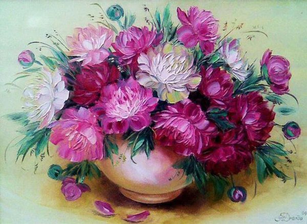 Картина букет цветов