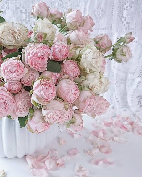 Букет пионов шебби Шик