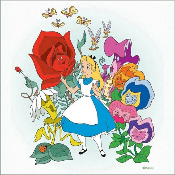 Алиса в стране цветы