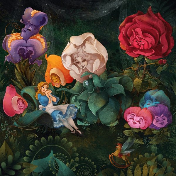 Алиса в Зазеркалье розы