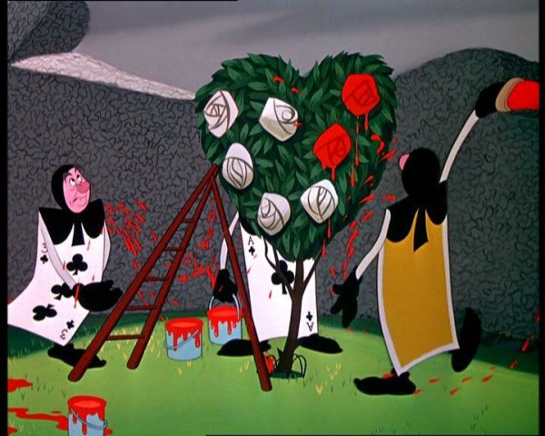 Розы из Алисы в стране чудес