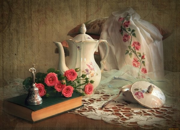 Натюрморты с красивой посудой