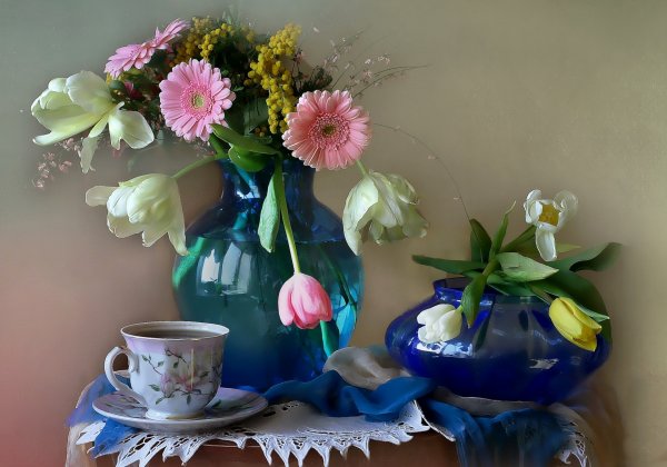 Цветы в вазе