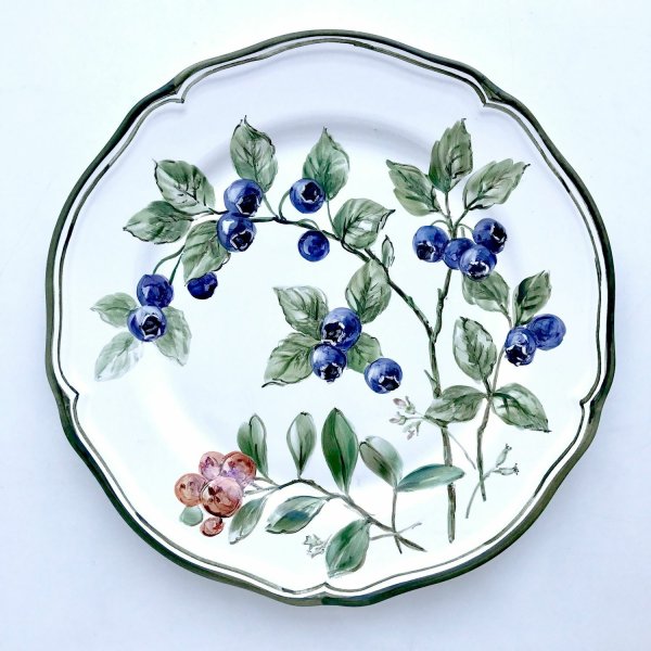 Флёра Даминова роспись тарелки на стену