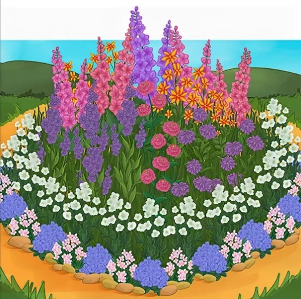 Цветник для детей