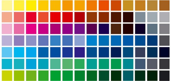 Теория цвета цветовой круг