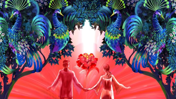 Декорации к спектаклю Аленький цветочек