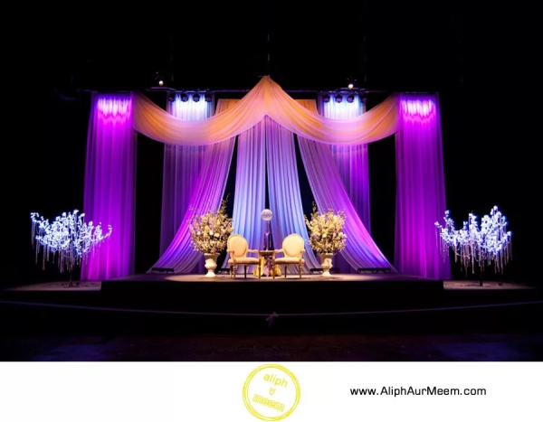 Современное украшение сцены