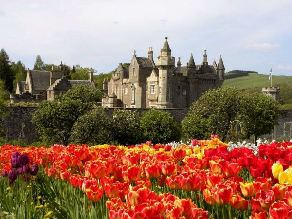 Замки Шотландии весной