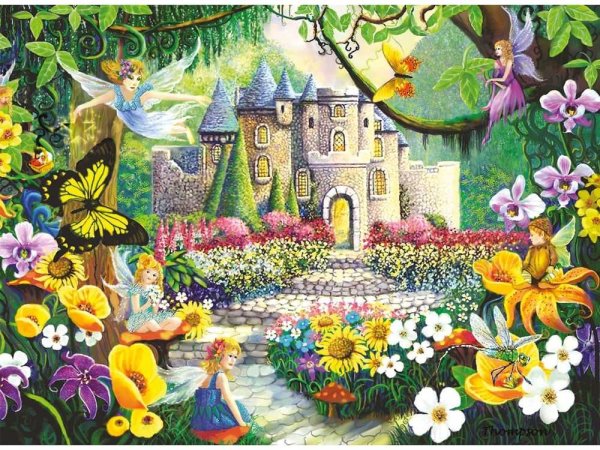 Пазл «сказочный замок»