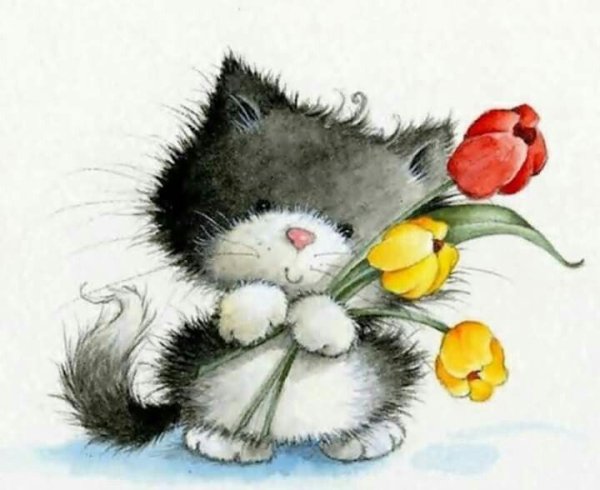 Карандашные рисунки милого дня