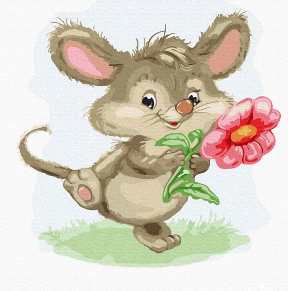 Зверушки с цветами