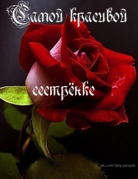 Добрый вечер сестренка