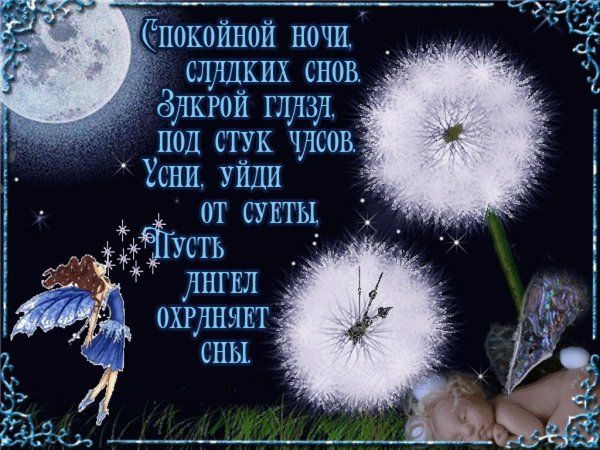 Спокойной ночи