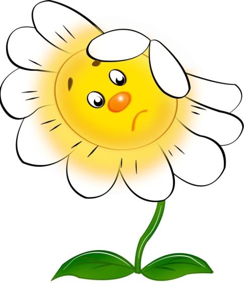 Цветочки с мордашками