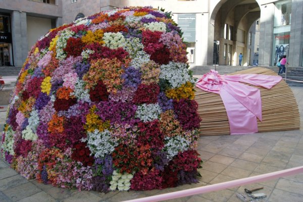 Необычные большие букеты